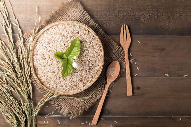 Бурый рис — состав и калорийность