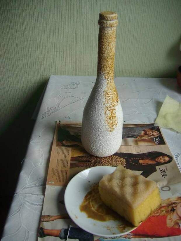 Декупаж бутылок своими руками