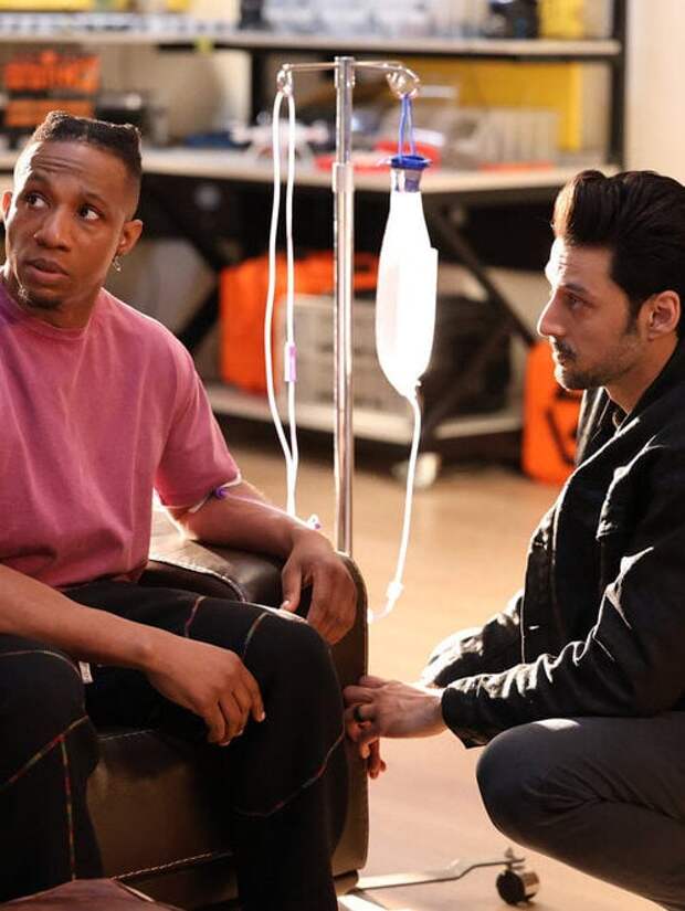 Dhan checks on Zeke's vitals in the season premiere of Found.