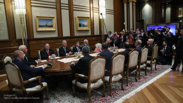Переговоры Пенса и Эрдогана в Анкаре
