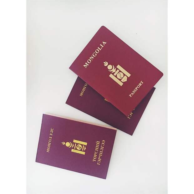 Ну и напоследок просто фото монгольского паспорта Instagram, монголия, улан-батор