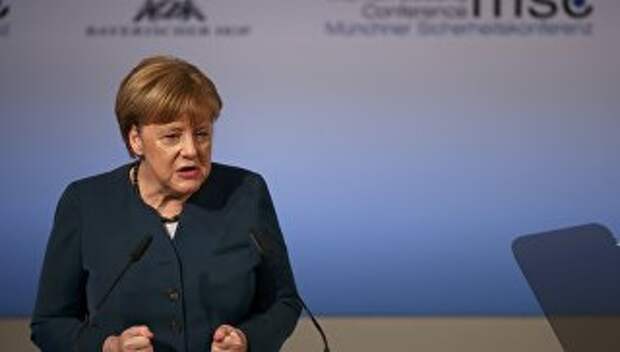 Ангела Меркель на конференции по безопасности в Мюнхене
