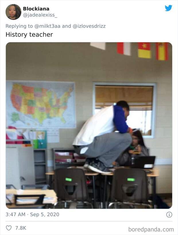 учитель, поза