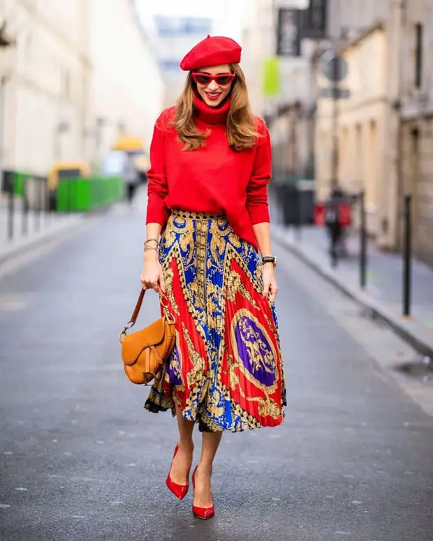 20 способов носить красную юбку, чтобы привлекать восторженные взгляды мужчин