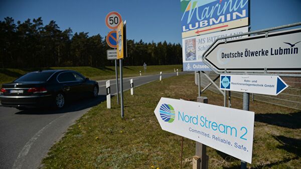 Строительство газопровода Северный поток-2 в Германии
