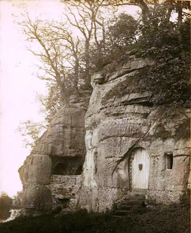 Внешний вид пещер, 1895 год.