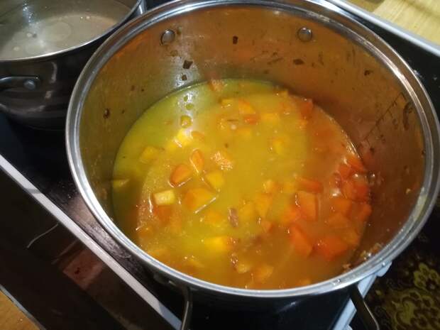 Крем-суп из тыквы. блюдо третье. кулинария, ипытание, картинка с текстом, длиннопост, вкусно, рецепт, еда