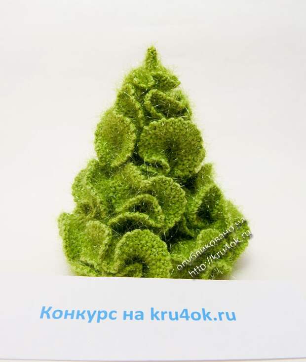Елочки вязанные крючком
