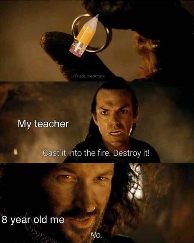 Destroy it Cast it into the fire