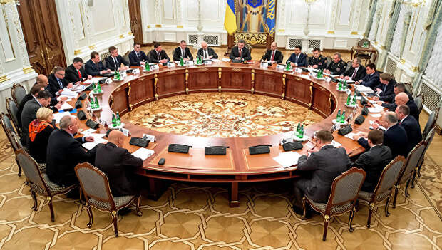 Заседание Совета национальной безопасности и обороны Украины. Архивное фото Заседание Совета национальной безопасности и обороны Украины. Архивное фото