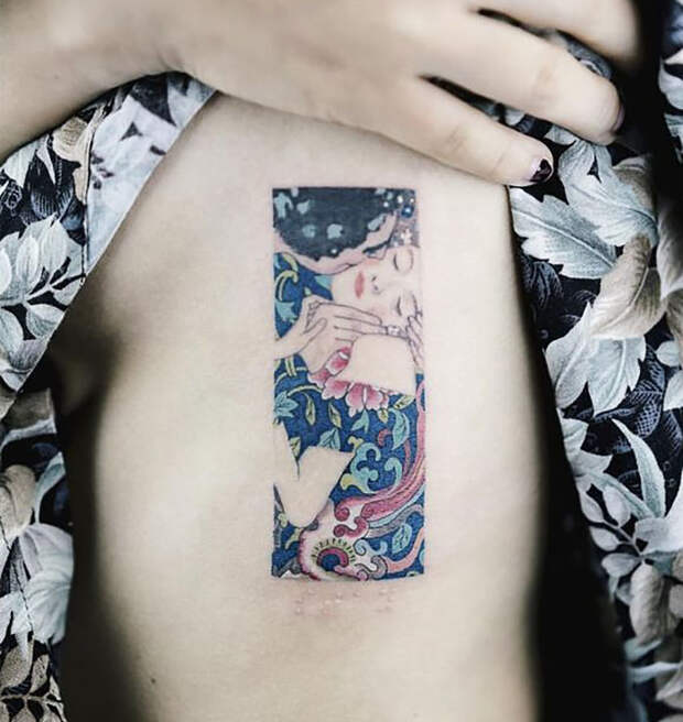 Gustav Klimt Tattoo