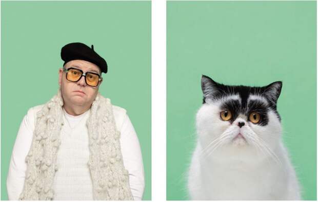 Фотограф делает снимки людей и котов, которые выглядят как двойники | Канобу - Изображение 1