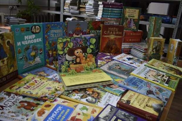 Детская библиотека имени Некрасова в Тамбове получила первую партию новых книг