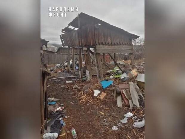 В центре Могочи растет стихийная свалка
