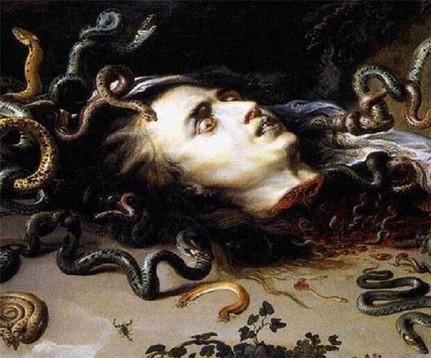 Голова горгоны Медузы .(1617-1618). Автор: Питер Пауль Рубенс искусство, мифы, современность
