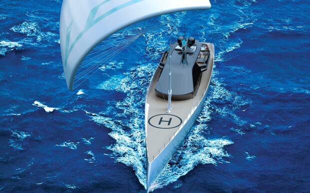 Ice Kite red-yacht-design