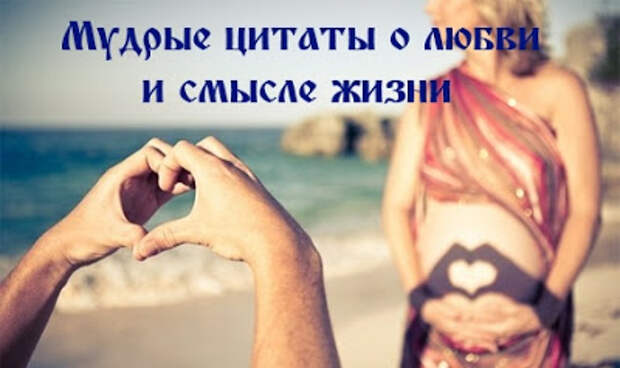 Мудрые цитаты о любви Мудрые цитаты о любви и смысле жизни