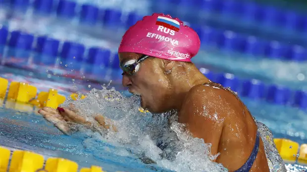 Ефимова завоевала золото ЧР на дистанции 50 м брассом