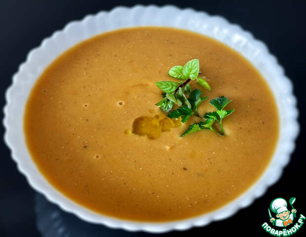 Суп пюре из чечевицы