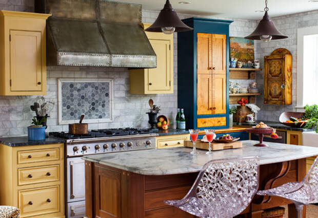 Bucks County Eclectic Farmhouse Kitchen