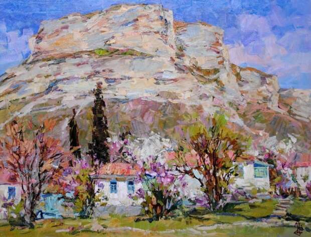 Художник Сергей Поздеев. Дивный вечер в Крымских горах