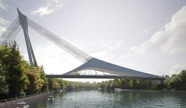 Четыре моста с применением технологии вантового строительства возведут до конца 2028 года в столице