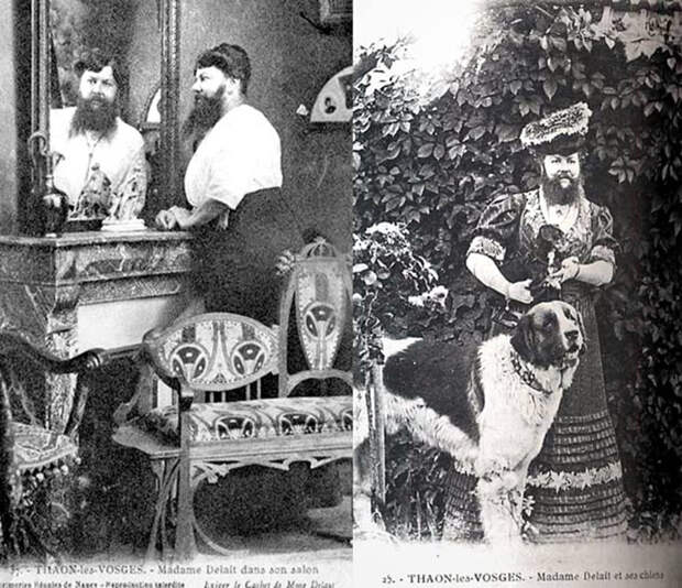 В кафе Клементин можно было купить открытки и подписанные фотографии с изображением бородатой Клементин.