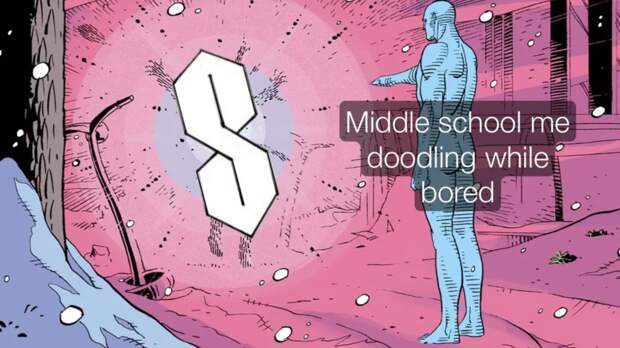 funny meme about middle school art