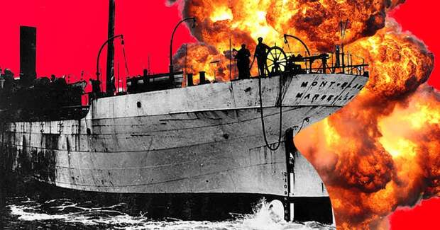 6 исторических фактов о пароходе «Монблан», который разрушил город взрывом