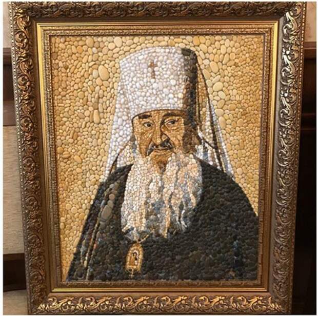 Картины и иконы Анны Солнечной из гальки (трафик)