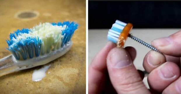 Не выбрасывайте старую зубную щетку, она может пригодиться. Вот как необычно ее можно использовать интересно, новая жизнь старых вещей, полезно, полезные советы, своими руками, факты