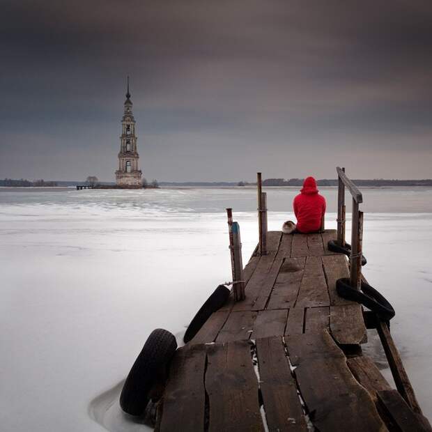 12. Затопленная колокольня, г. Калязин. Фото: Сергей Новожилов природа, россия, фото