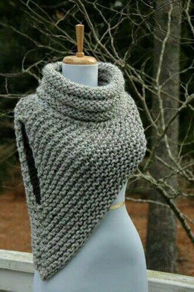 вязание шарф