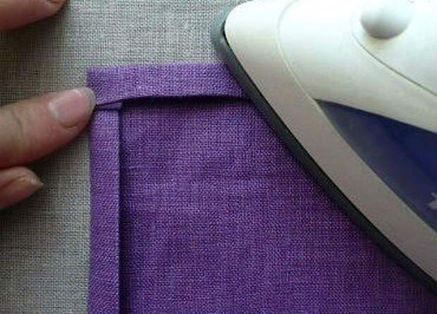 Обработка срезов ткани под прямым углом