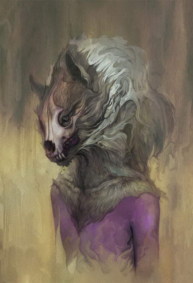 Странные картины Ryohei Hase