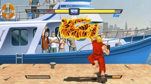 Комбо Street Fighter II.  баги, игра