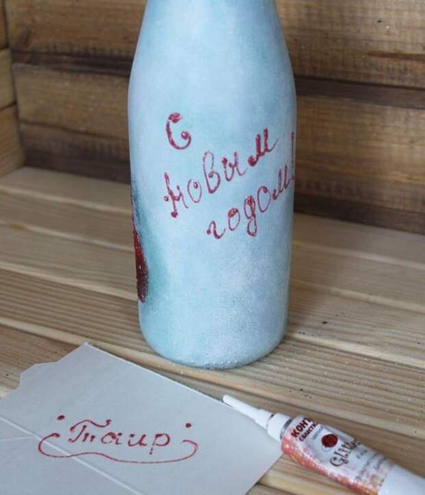 Декупаж бутылок своими руками