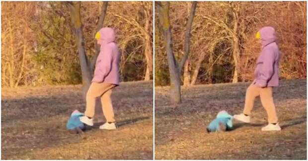 Нестандартное развлечение мамы и ребёнка