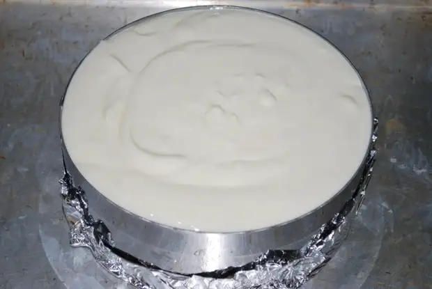 Творожный десерт с мармеладом из облепихи