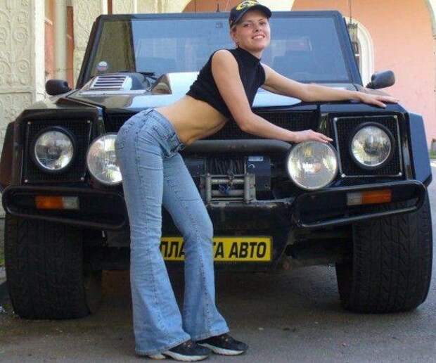 Авто девушки из России (55 фото) 