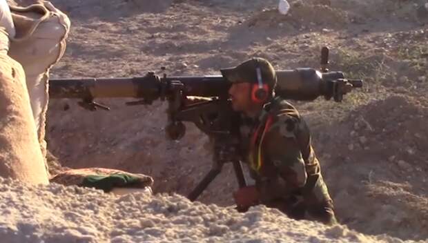 В Сирии гранатомет СПГ-9 превратили в штурмовое орудие