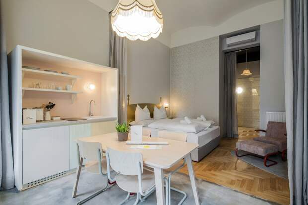 Домашняя обстановка в отеле Grätzlhotel в Вене