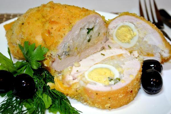Фаршированные куриные грудки