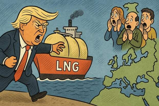 Евросоюз признал поражение в газовой игре Америки. Фото: Sora AI