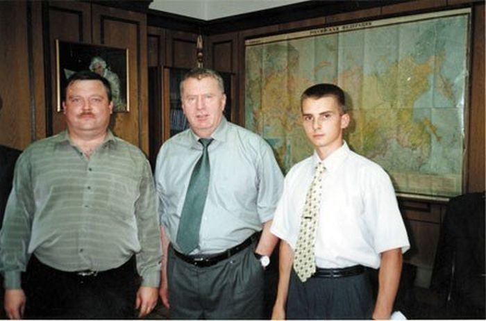 Михаил Круг и Владимир Жириновский, 1990–е годы, Россия Михаил Круг и Владимир Жириновский, 1990–е годы, Россия было, история, фото
