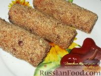 Фото к рецепту: Зразы из фасоли и капусты