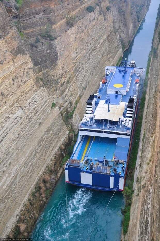 Коринфский канал красиво, мир, море, путешествия, фото