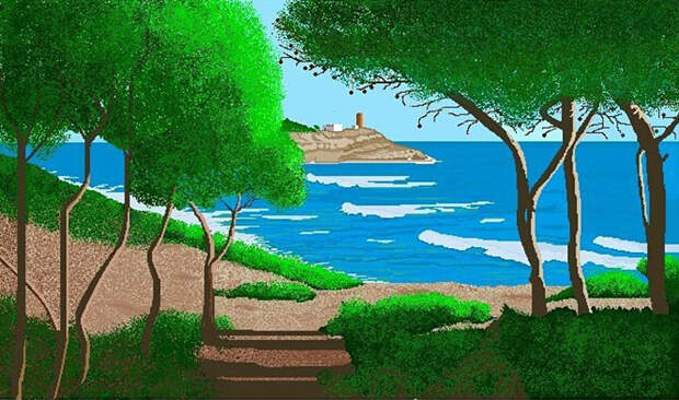 Детализированные картины в MS Paint от 91-летней испанки