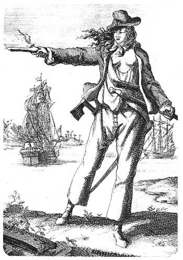 Черные паруса «повелительницы морей» Энн Бонни: приключения знаменитой пиратки