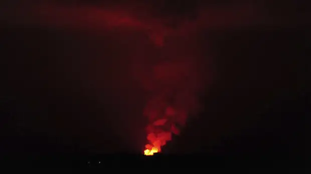 В Ставропольском крае произошёл прорыв газовой трубы с факельным возгоранием